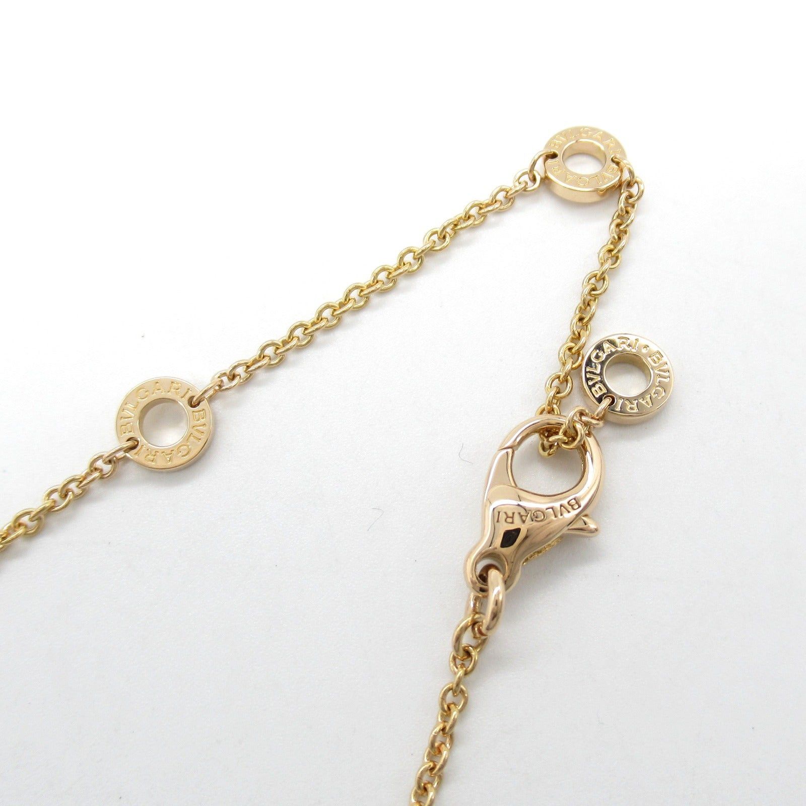 Bvlgari Bvlgari B Zero One Necklace K18Pg (Pink Gold) Ceramic White Size ONE SIZE - 4 Thumbnail