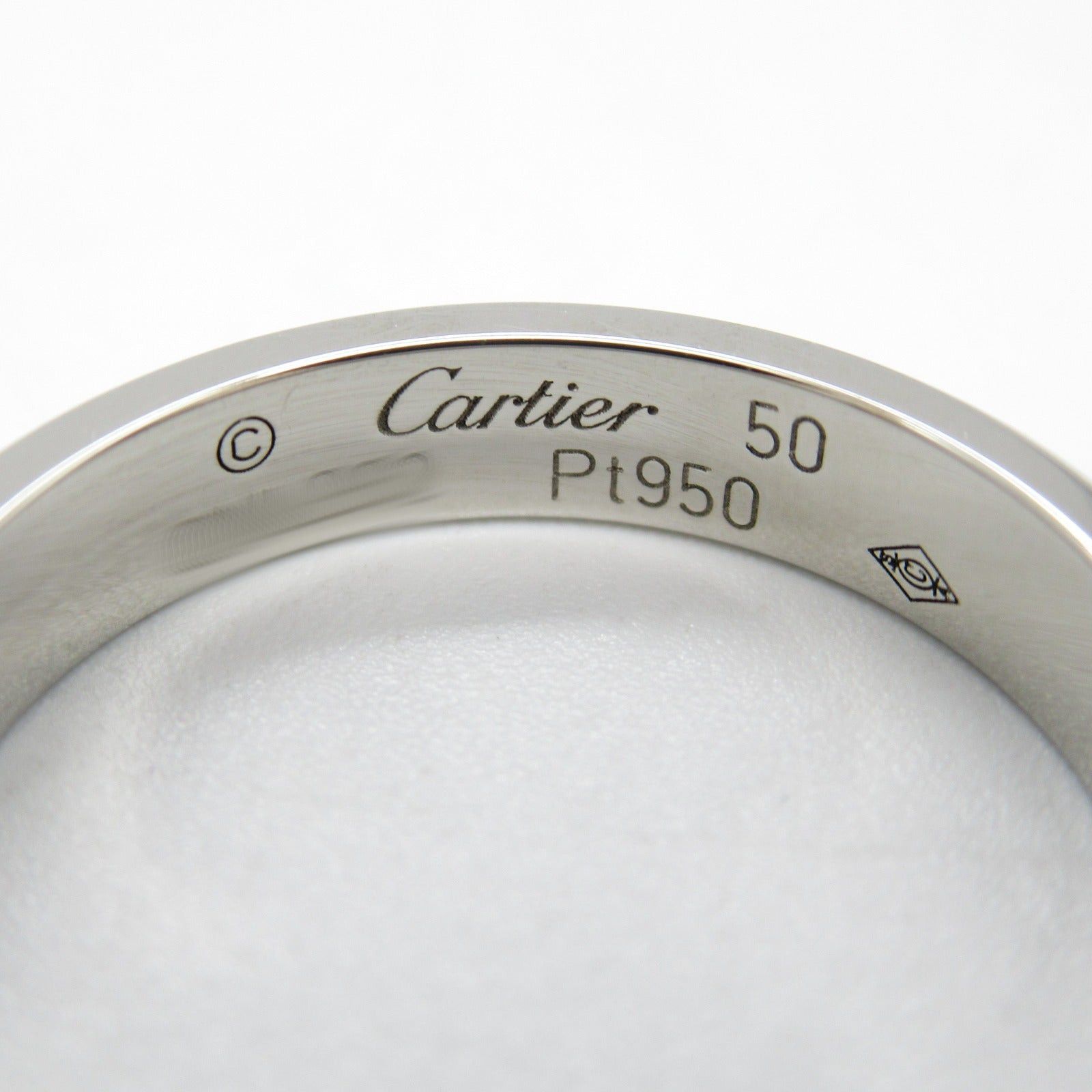 Cartier Cartier Mini Love Ring Pt950 Platinum Silver Size ONE SIZE - 4 Thumbnail