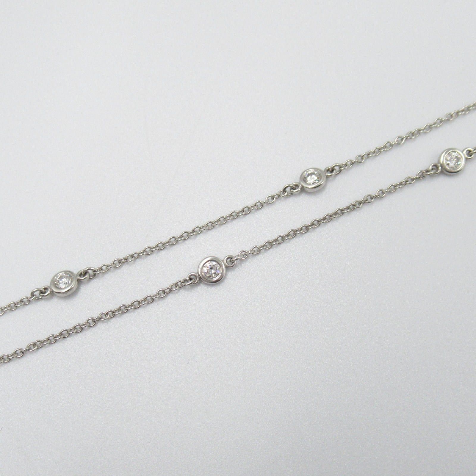 Tiffany & Co. Tiffany Co By The Yard Necklace 11P Diamond Pt950 Platinum Clear Size ONE SIZE - 7 Thumbnail