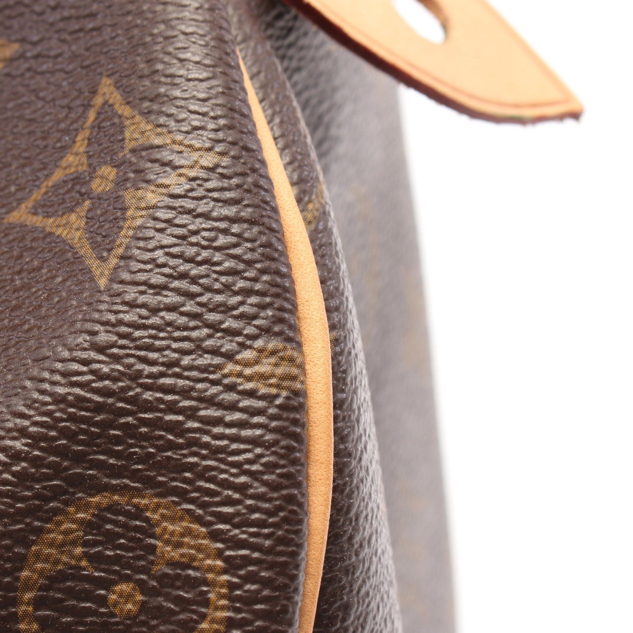 Louis Vuitton Louis Vuitton Speedy 35 Monogram Handbag Leather Brown Size ONE SIZE - 10 Thumbnail
