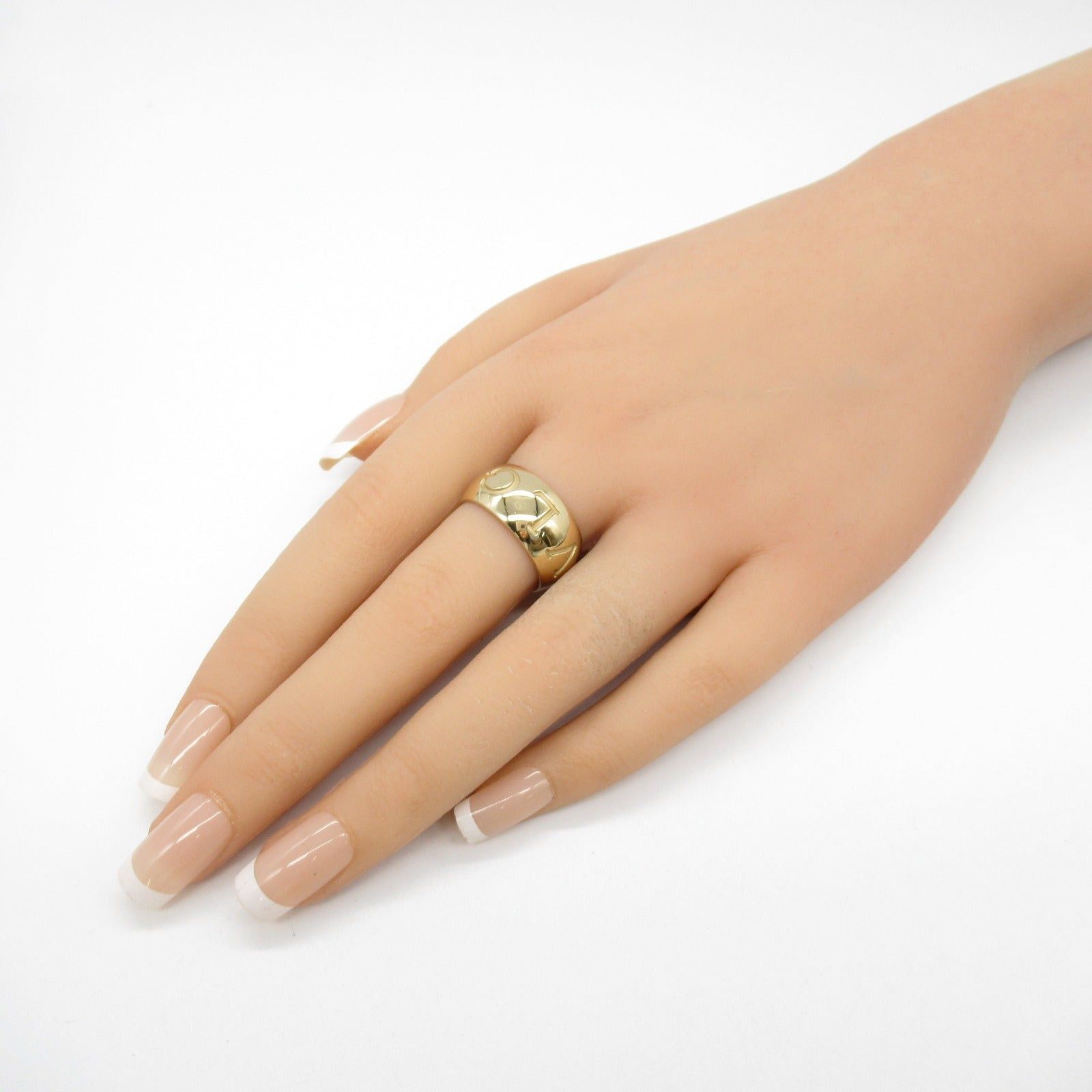 Bvlgari Bvlgari Monologo Ring K18 (Yellow Gold) Gold Size ONE SIZE - 8 Thumbnail