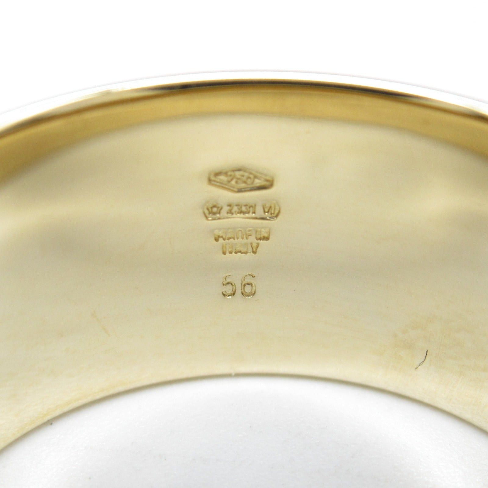 Bvlgari Bvlgari Monologo Ring K18 (Yellow Gold) Gold Size ONE SIZE - 4 Thumbnail