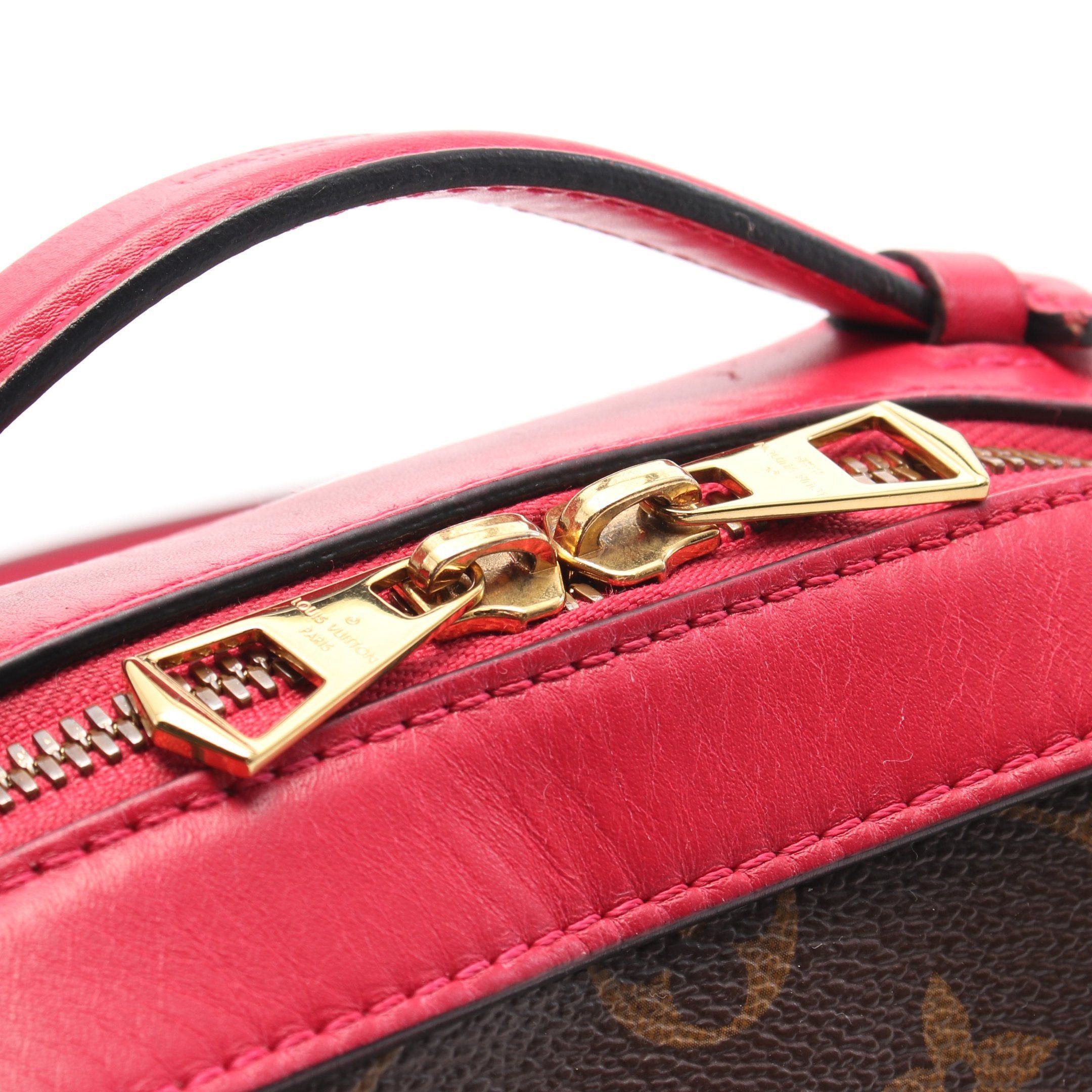 Louis Vuitton Louis Vuitton Saintonge Monogram Freesia Shoulder Bag Leather Brown Pink Purple Size ONE SIZE - 9 Thumbnail