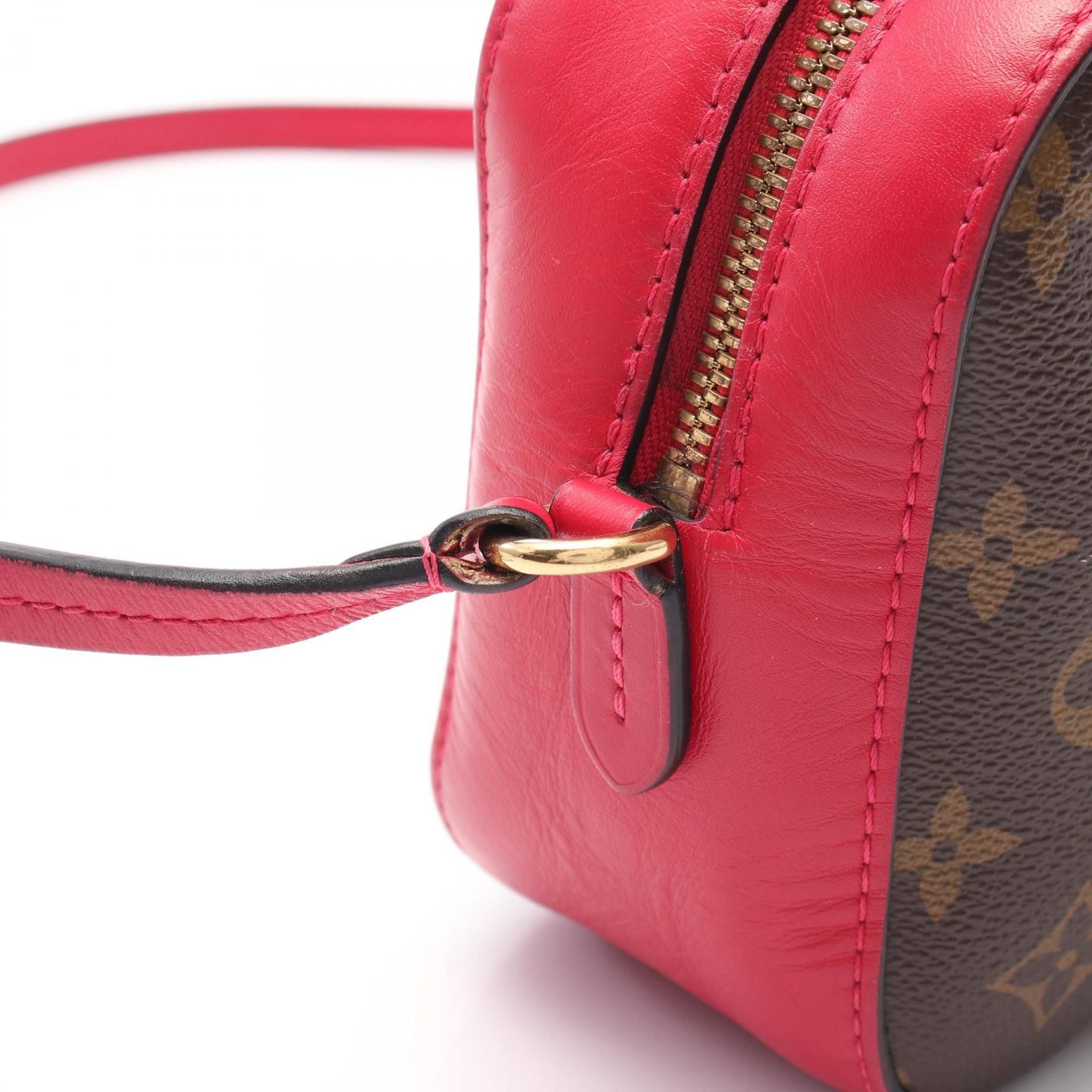 Louis Vuitton Louis Vuitton Saintonge Monogram Freesia Shoulder Bag Leather Brown Pink Purple Size ONE SIZE - 8 Thumbnail