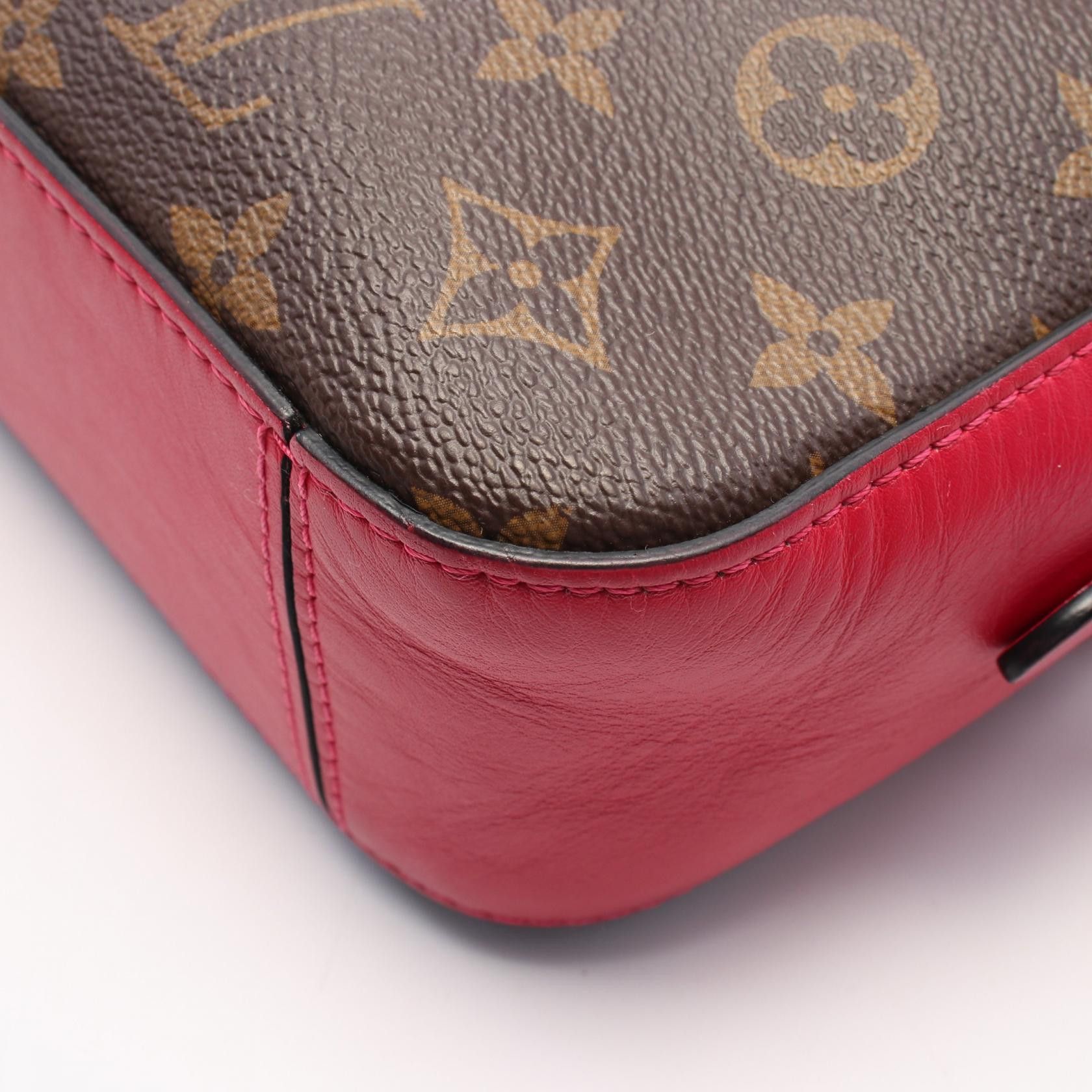 Louis Vuitton Louis Vuitton Saintonge Monogram Freesia Shoulder Bag Leather Brown Pink Purple Size ONE SIZE - 6 Thumbnail
