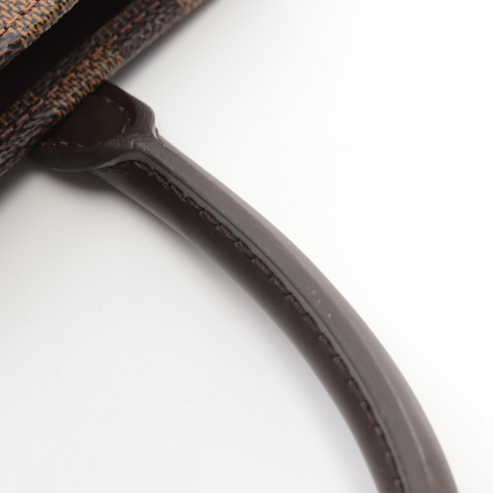 Louis Vuitton Louis Vuitton Sacpla Pm Damier Ebene Handbag Tote Bag Leather Brown Size ONE SIZE - 6 Thumbnail
