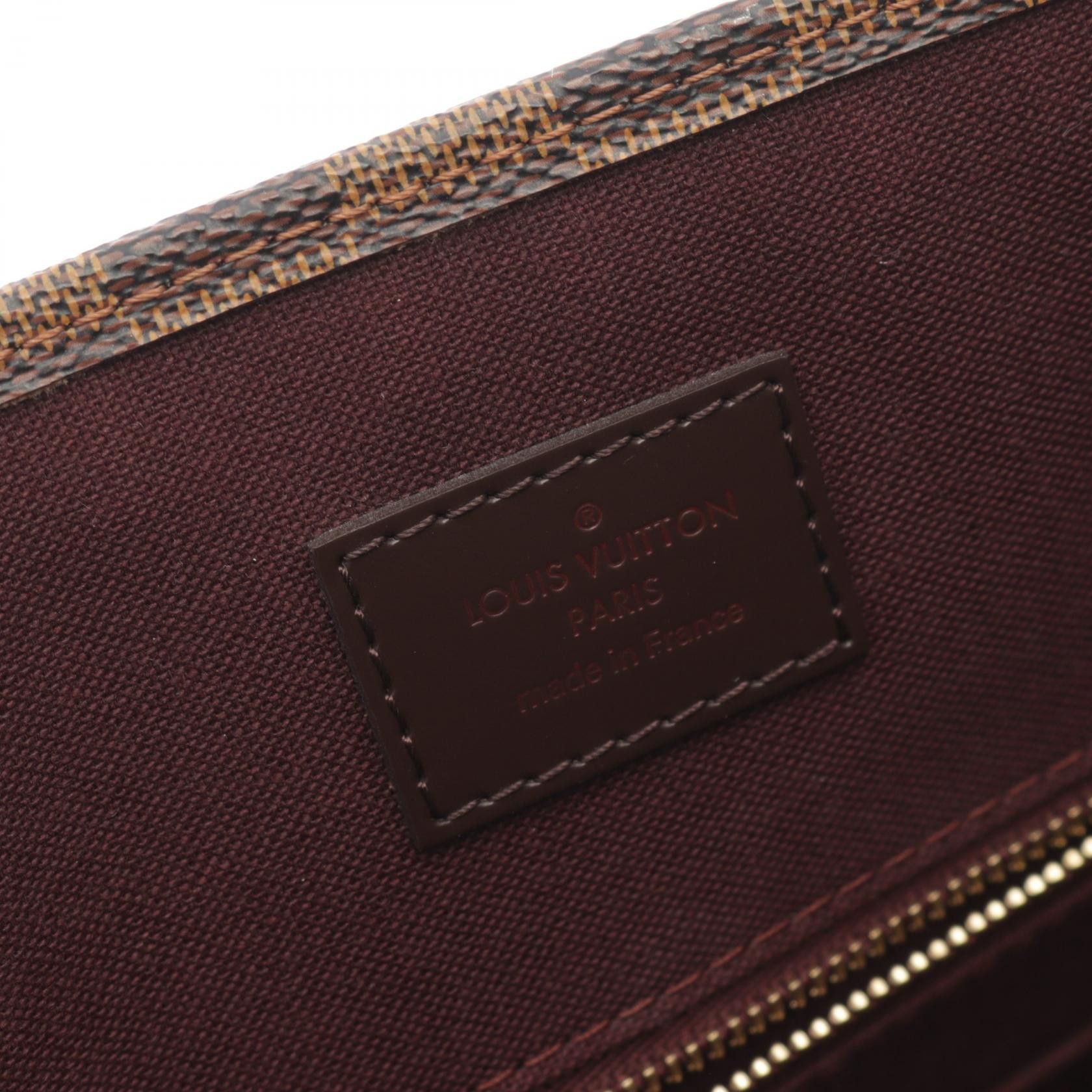 Louis Vuitton Louis Vuitton Sacpla Pm Damier Ebene Handbag Tote Bag Leather Brown Size ONE SIZE - 4 Thumbnail