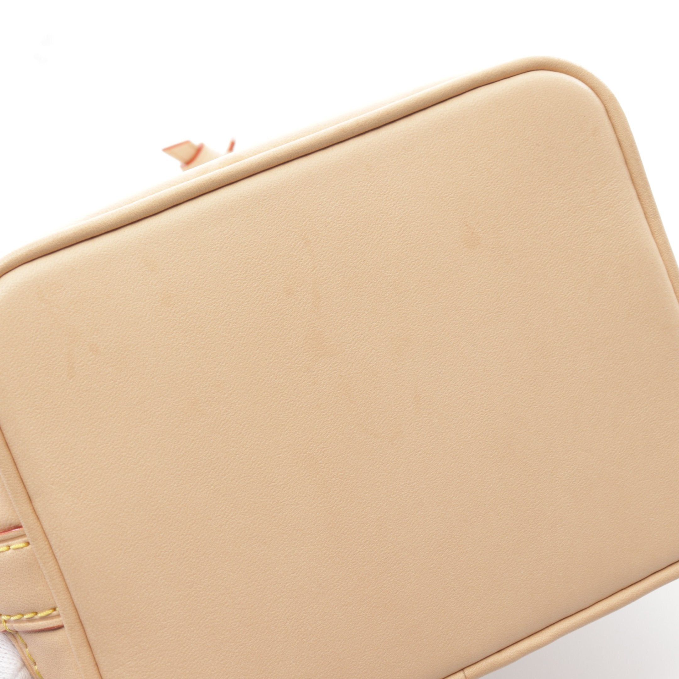 Louis Vuitton Louis Vuitton Nano Noe Monogram Jacquard Chain Handbag Canvas Leather Off White Size ONE SIZE - 6 Thumbnail
