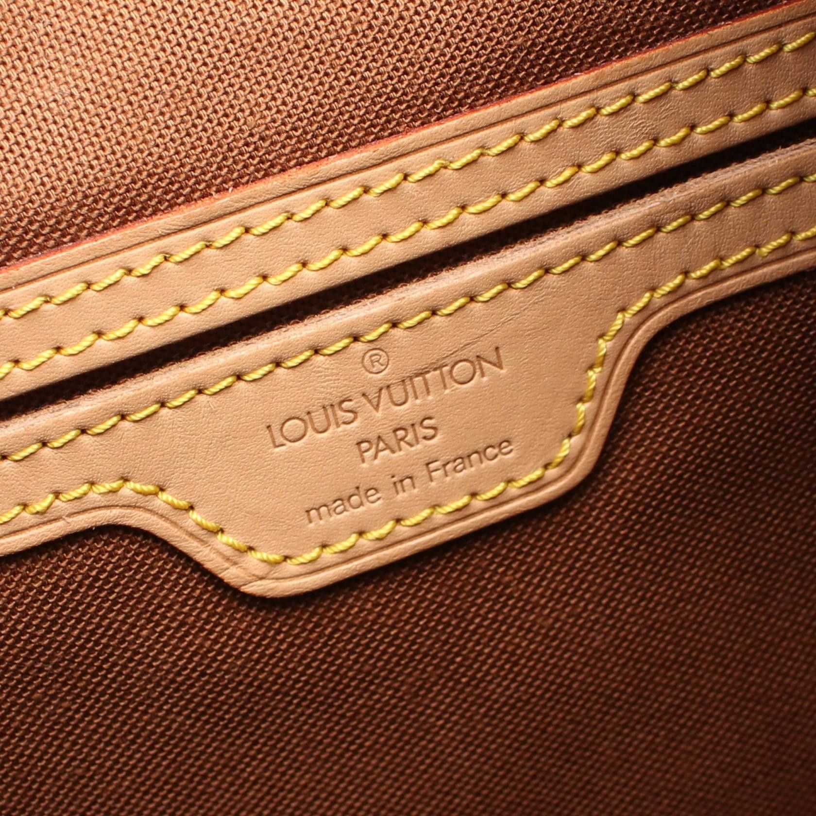 Louis Vuitton Louis Vuitton Montsouris Gm Monogram Backpack Rucksack Leather Brown Size ONE SIZE - 4 Thumbnail