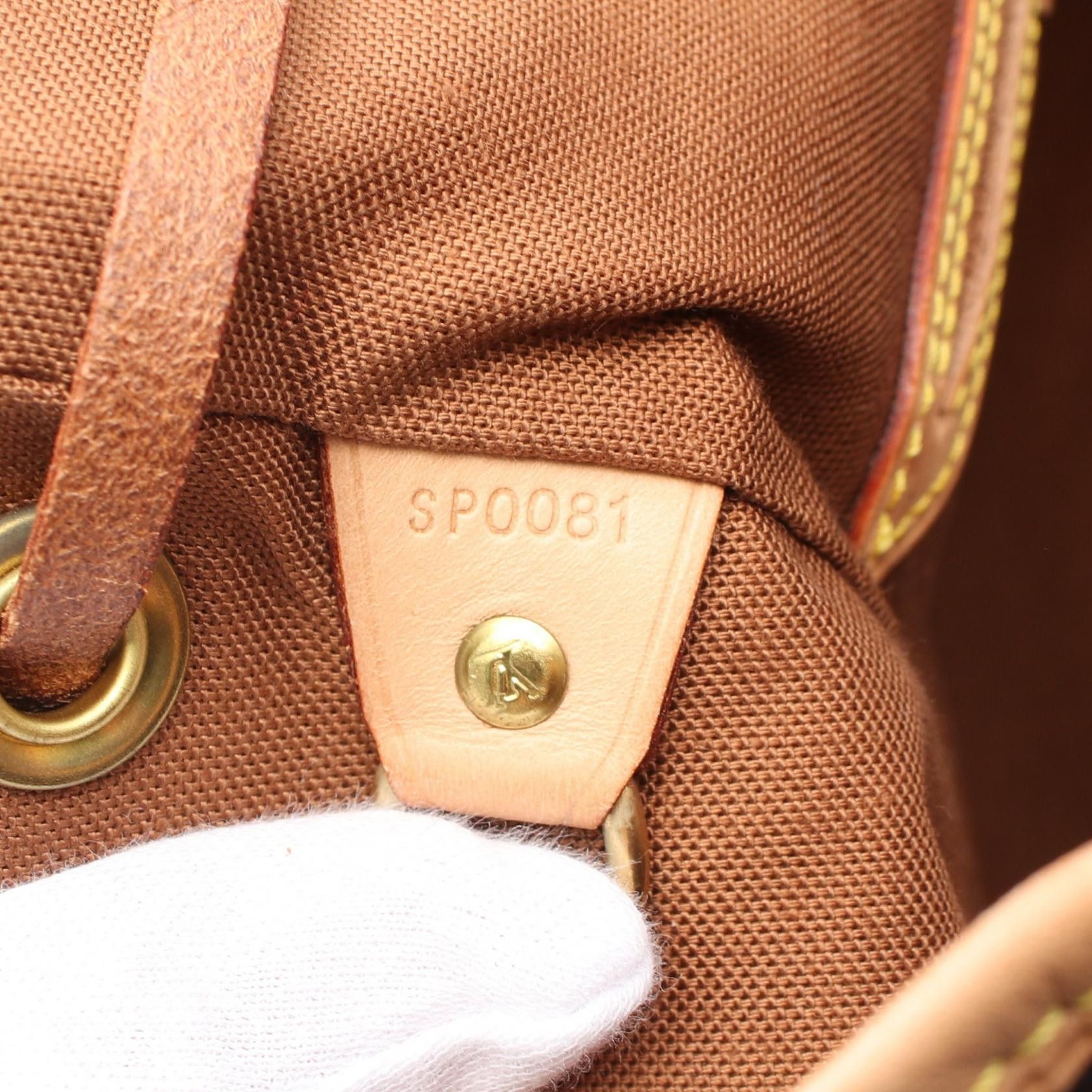 Louis Vuitton Louis Vuitton Montsouris Gm Monogram Backpack Rucksack Leather Brown Size ONE SIZE - 5 Thumbnail