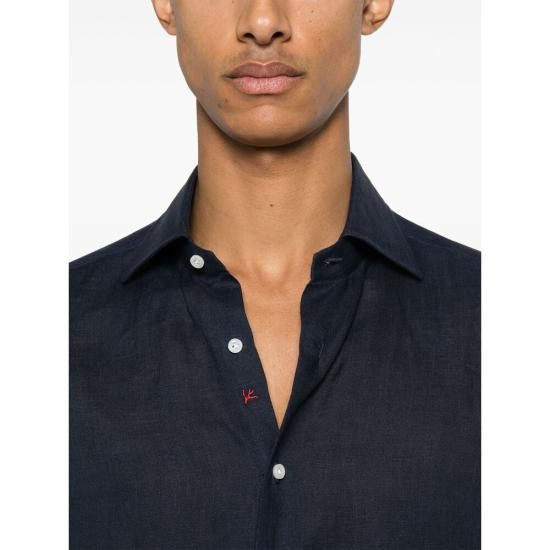 Isaia ISAIA Men Long Tops C9769 MC10TC 27 BLUE Size US M / EU 48-50 / 2 - 5 Thumbnail
