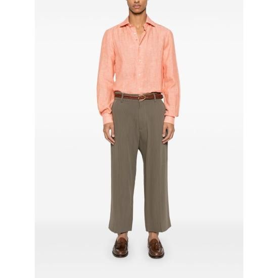 Isaia ISAIA Men Long Tops C9769 MC10TC 17 ORANGE Size US M / EU 48-50 / 2 - 4 Thumbnail