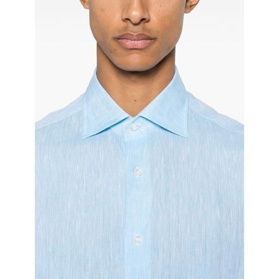 Isaia ISAIA Men Long Tops C9769 MC10TC 07 BLUE Size US M / EU 48-50 / 2 - 3 Thumbnail