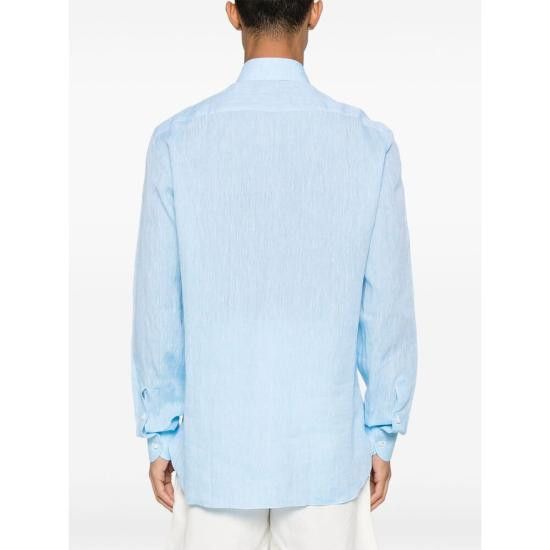 Isaia ISAIA Men Long Tops C9769 MC10TC 07 BLUE Size US M / EU 48-50 / 2 - 4 Thumbnail
