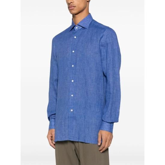 Isaia ISAIA Men Long Tops C5310 MC10TC 04 BLUE Size US M / EU 48-50 / 2 - 3 Thumbnail