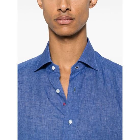 Isaia ISAIA Men Long Tops C5310 MC10TC 04 BLUE Size US M / EU 48-50 / 2 - 5 Thumbnail