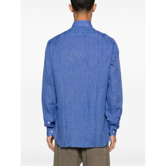 Isaia ISAIA Men Long Tops C5310 MC10TC 04 BLUE Size US M / EU 48-50 / 2 - 4 Thumbnail