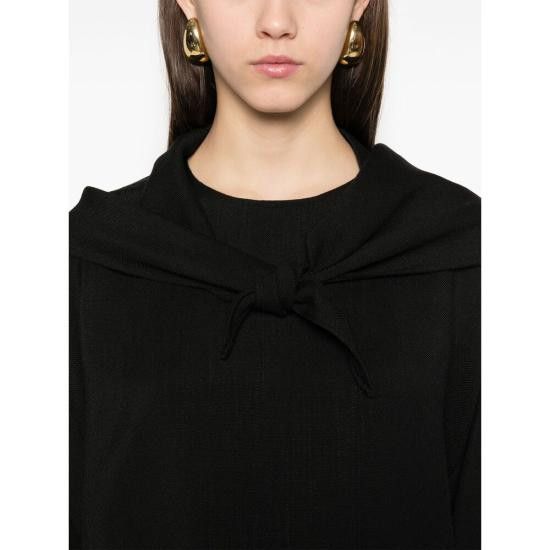 Studio Nicholson STUDIO NICHOLSON Women Blouses SNW 1599 BUTE BLACK Size S / US 4 / IT 40 - 4 Thumbnail