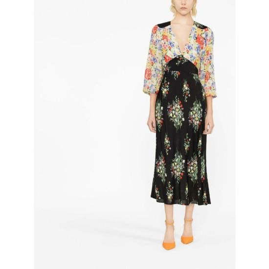 RIXO RIXO Women Dresses KAILA LEOBR BLACK Size S / US 4 / IT 40 - 4 Thumbnail