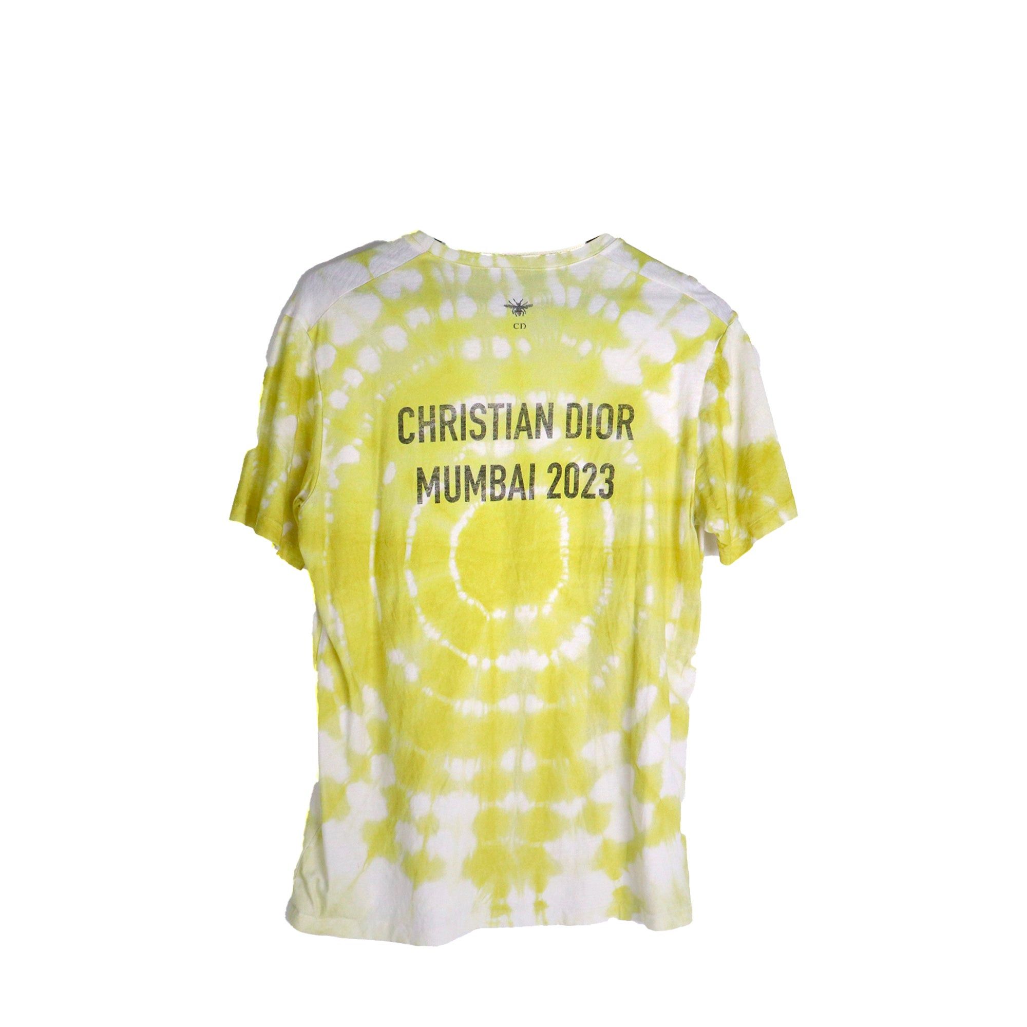 Dior DIOR - Mumbai Dior T-shirt in tie and die cotton (L) Size L / US 10 / IT 46 - 2 Thumbnail