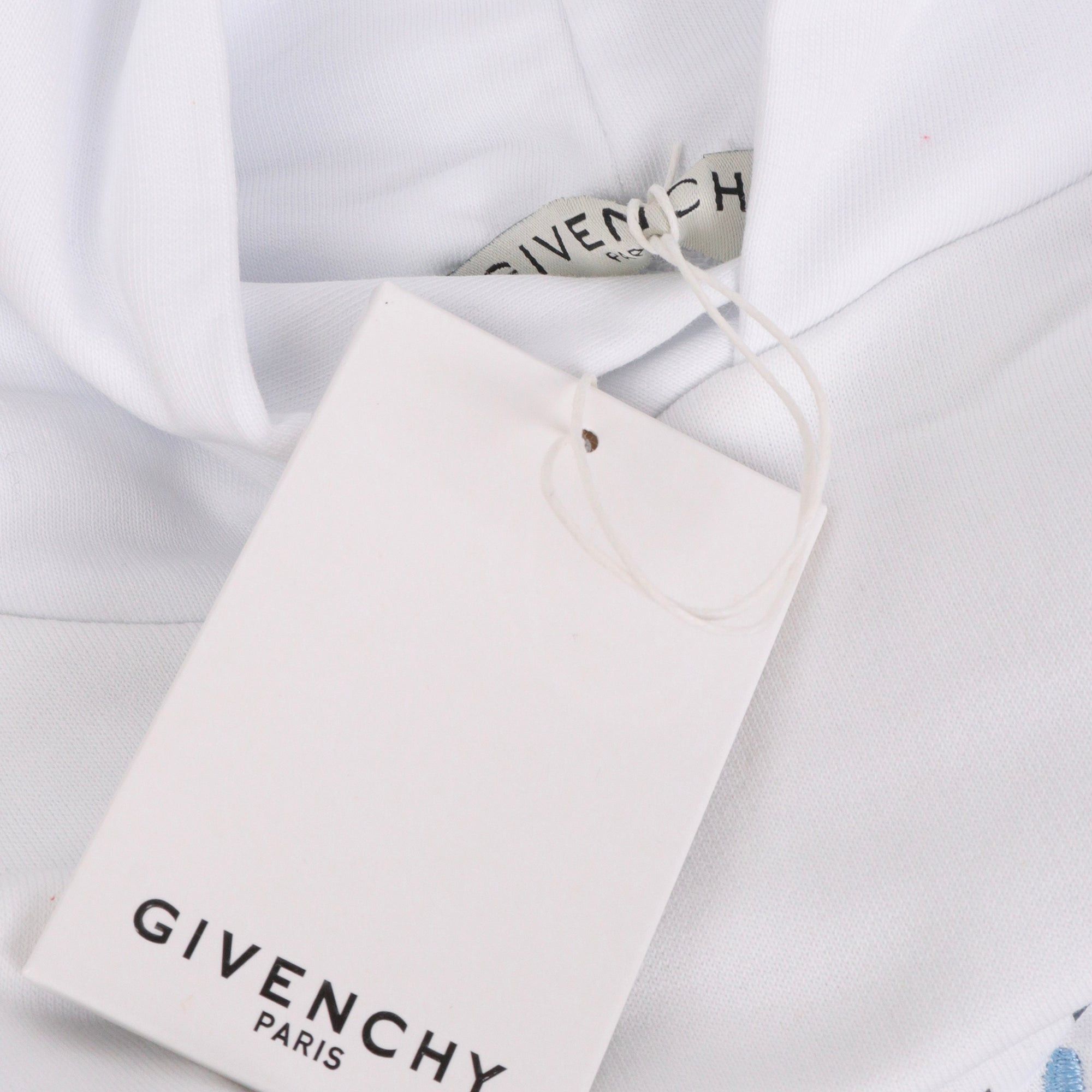 Givenchy GIVENCHY - Givenchy Signature hooded sweatshirt in white cotton (M) Size M / US 6-8 / IT 42-44 - 3 Thumbnail