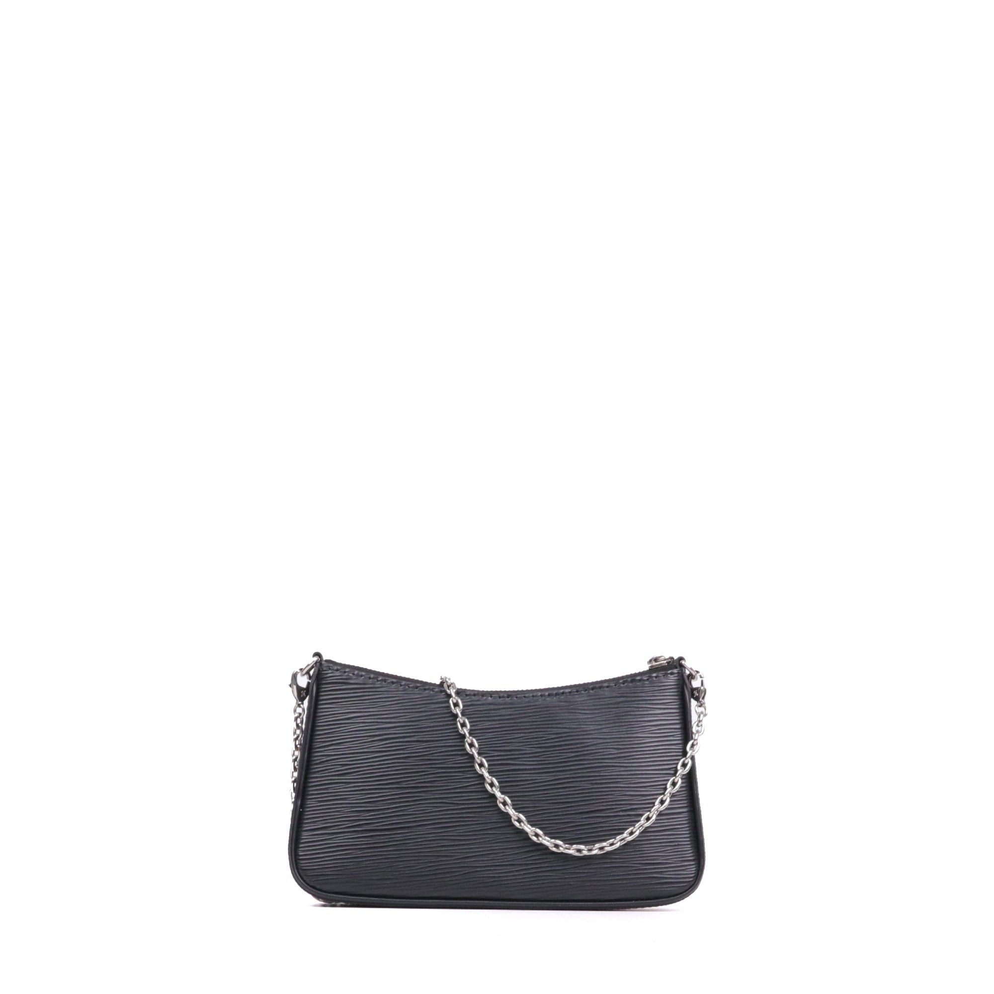 Louis Vuitton LOUIS VUITTON - Louis Vuitton Easy Pouch On Strap shoulder bag in black epi leather Size ONE SIZE - 3 Thumbnail