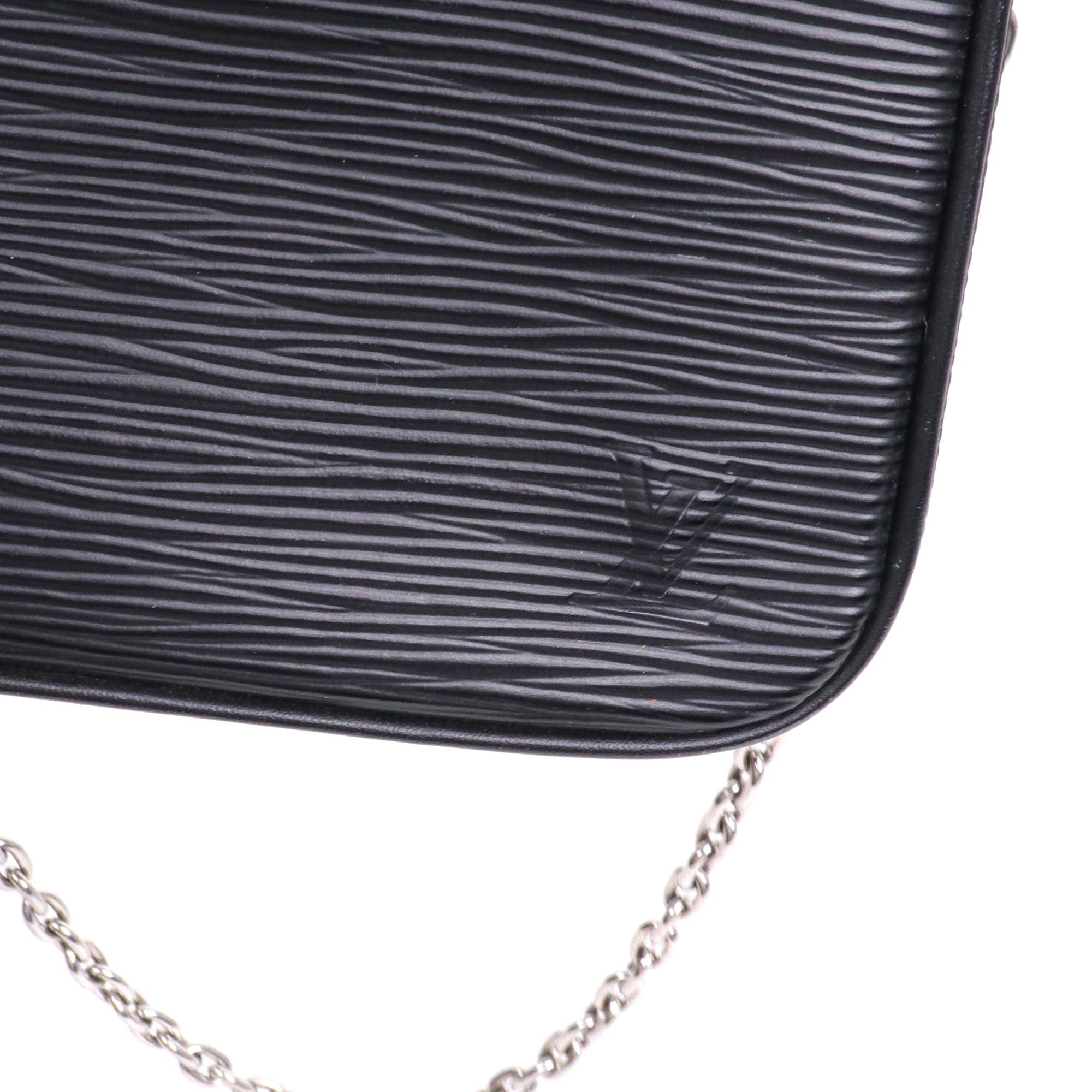 Louis Vuitton LOUIS VUITTON - Louis Vuitton Easy Pouch On Strap shoulder bag in black epi leather Size ONE SIZE - 6 Thumbnail