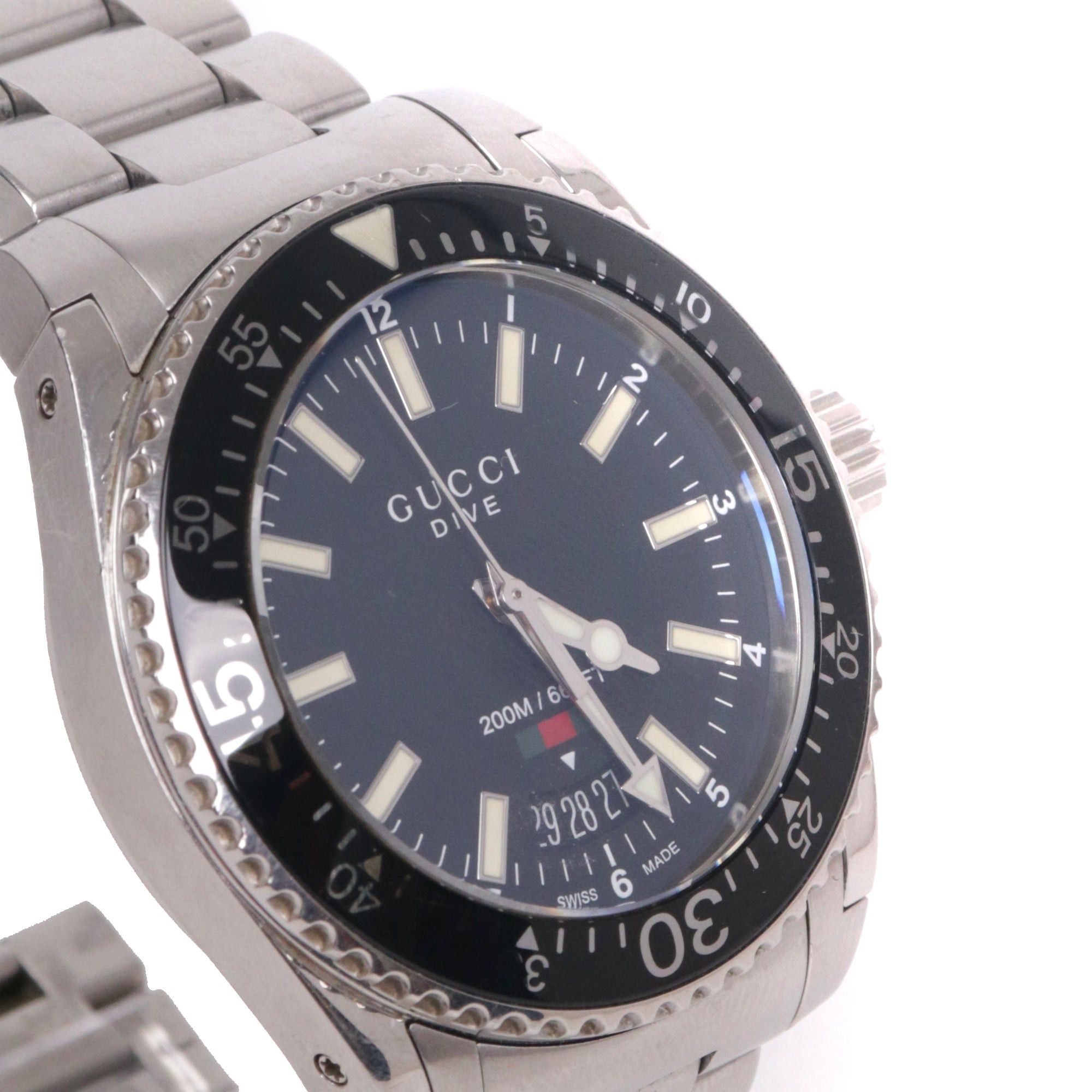 Gucci GUCCI - Gucci Dive 40mm steel watch Size ONE SIZE - 3 Thumbnail