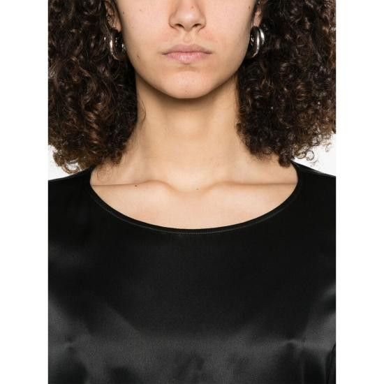 Max Mara MAX MARA Women Blouses DIDA 133 005 BLACK Size XS / US 0-2 / IT 36-38 - 3 Thumbnail