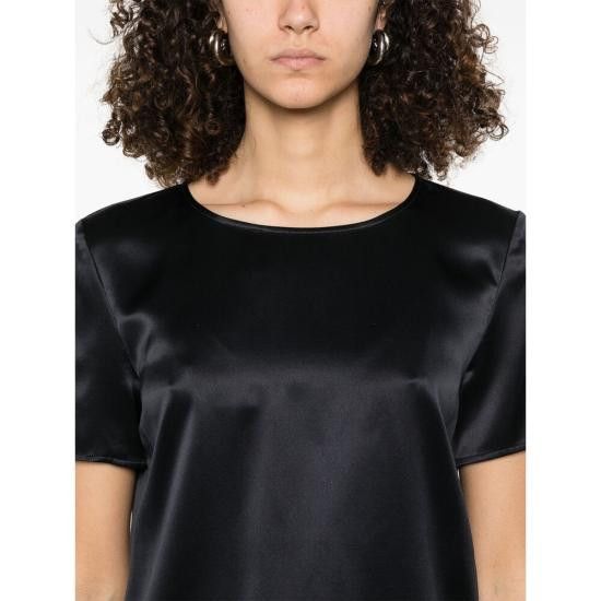 Max Mara MAX MARA Women Blouses DIDA 133 003 BLACK Size XS / US 0-2 / IT 36-38 - 3 Thumbnail