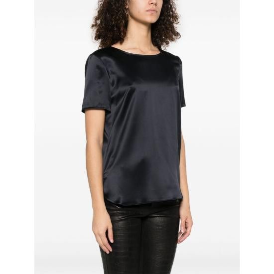 Max Mara MAX MARA Women Blouses DIDA 133 003 BLACK Size M / US 6-8 / IT 42-44 - 2 Thumbnail