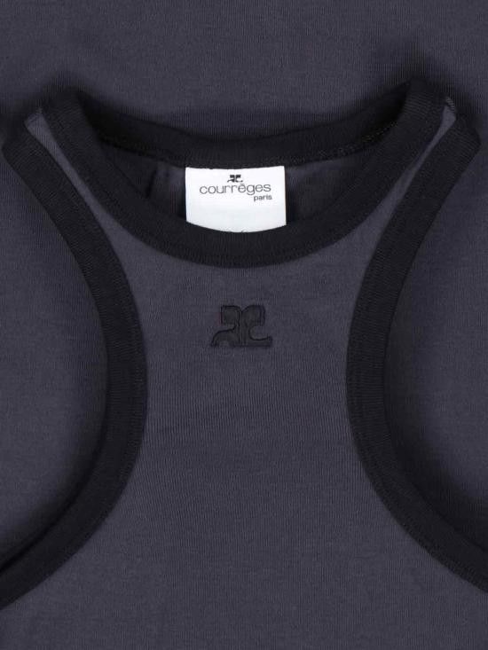 Courreges COURREGES Women Mid Skirts 125JRO577JS0203 B155 Blue Size L / US 10 / IT 46 - 3 Thumbnail