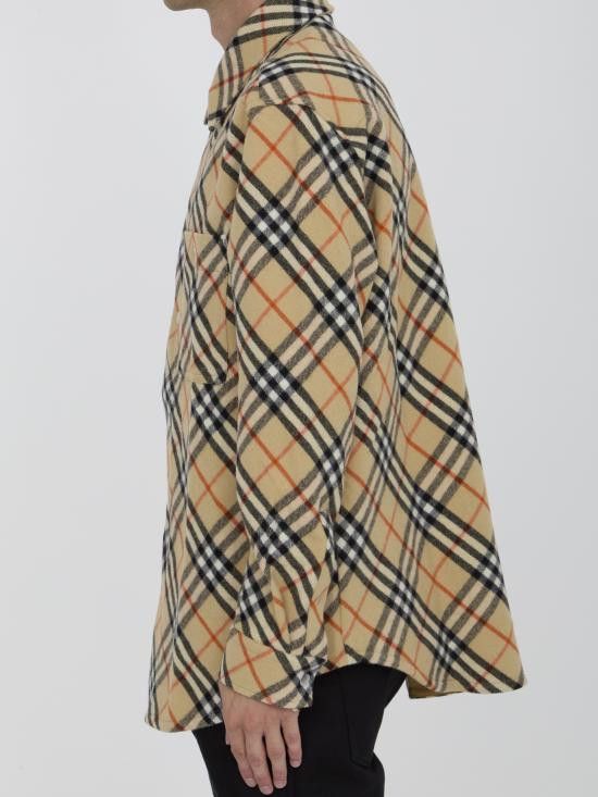 Burberry BURBERRY Men Long Tops 8091908 BEIGE Size US M / EU 48-50 / 2 - 3 Thumbnail