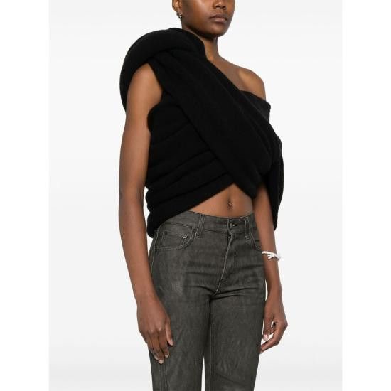 Rick Owens RICK OWENS Women Jackets RO02D3664 KWP 09 BLACK Size ONE SIZE - 5 Thumbnail