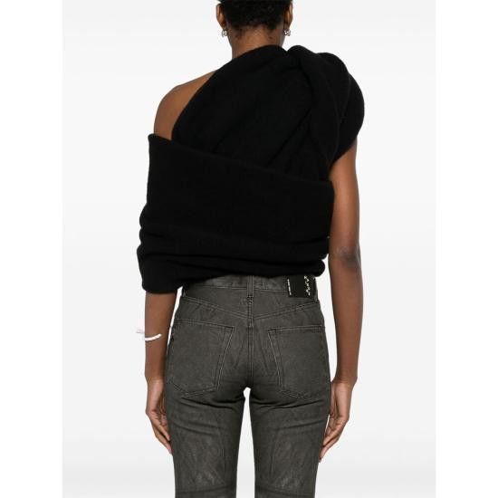 Rick Owens RICK OWENS Women Jackets RO02D3664 KWP 09 BLACK Size ONE SIZE - 2 Thumbnail