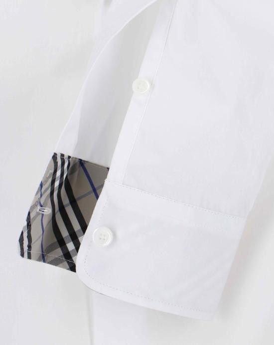 Burberry BURBERRY Men Long Tops 8103938 A1464 White Size US XL / EU 56 / 4 - 5 Thumbnail