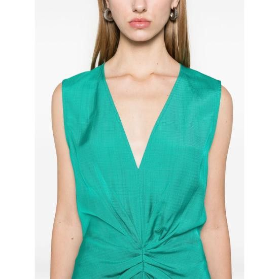 Victoria Beckham VICTORIA BECKHAM Women Dresses 1125WDR006142A PAECO GREEN Size M / US 6-8 / IT 42-44 - 3 Thumbnail