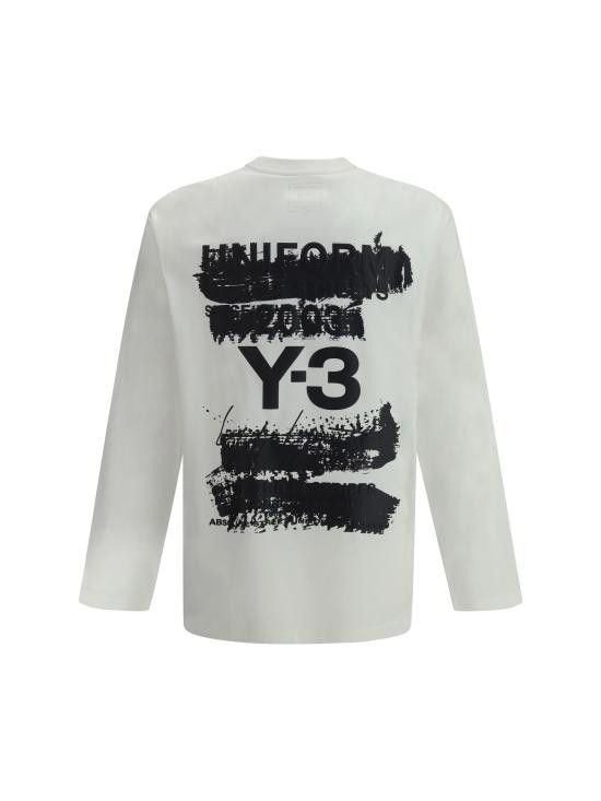 Y-3 Y-3 Men T-Shirts JM3234 WHITE Size US XL / EU 56 / 4 - 2 Thumbnail