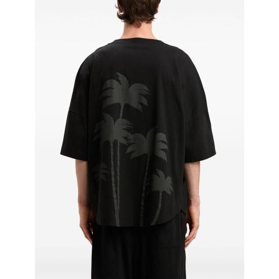 Palm Angels PALM ANGELS Men T-Shirts PMAA002S25JE R004 1313 BLACK Size US S / EU 44-46 / 1 - 6 Thumbnail