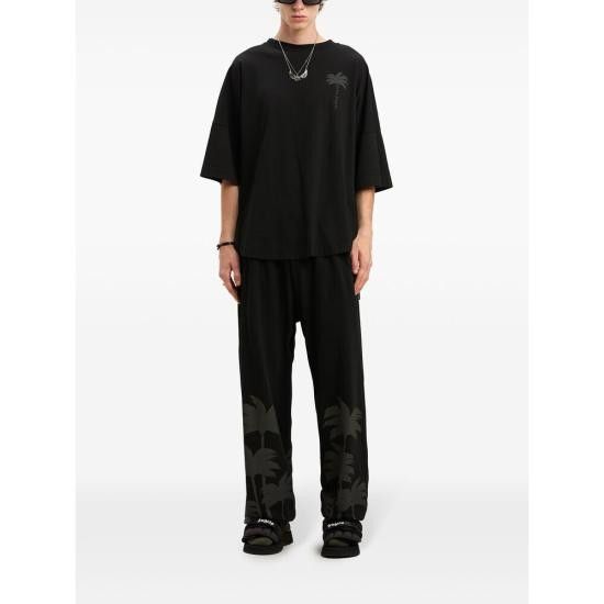 Palm Angels PALM ANGELS Men T-Shirts PMAA002S25JE R004 1313 BLACK Size US S / EU 44-46 / 1 - 4 Thumbnail