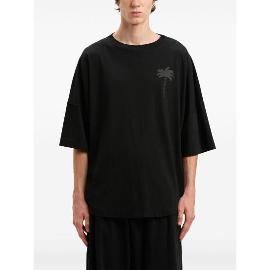 Palm Angels PALM ANGELS Men T-Shirts PMAA002S25JE R004 1313 BLACK Size US S / EU 44-46 / 1 - 3 Thumbnail