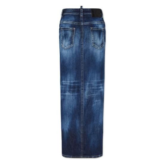 Dsquared2 DSQUARED2 Women Mid Skirts S30664 S75MA0982 470 BLUE Size 27" / US 4 / IT 40 - 2 Thumbnail