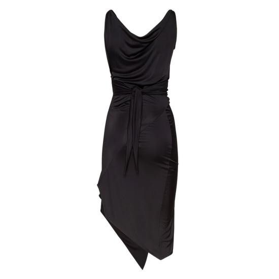 Dsquared2 DSQUARED2 Women Dresses S24586 S72CV0631 900 BLACK Size S / US 4 / IT 40 - 2 Thumbnail