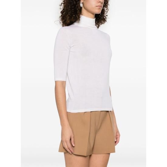 Max Mara MAX MARA Women Tops CECINA 029 001 WHITE Size XS / US 0-2 / IT 36-38 - 4 Thumbnail