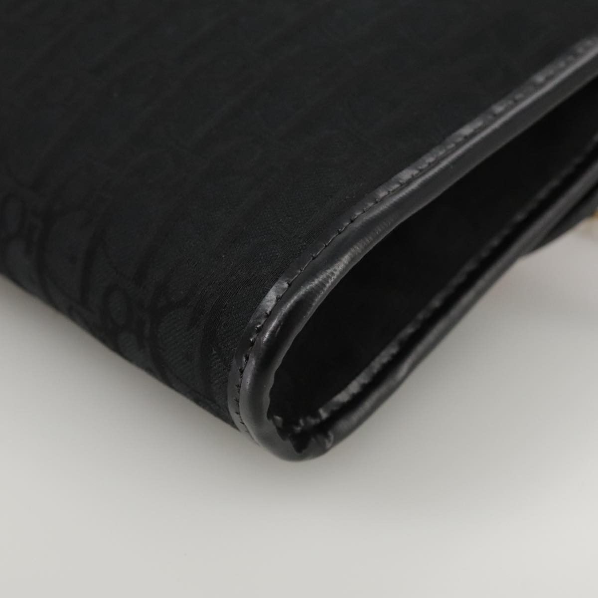 Dior Trotter Black Canvas Shoulder Bag (Pre-Owned) Size ONE SIZE - 10 Thumbnail