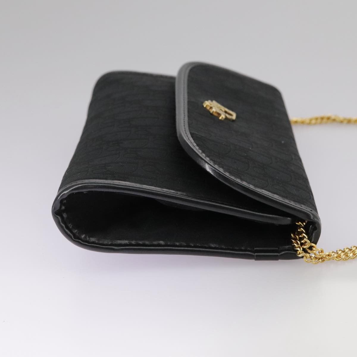 Dior Trotter Black Canvas Shoulder Bag (Pre-Owned) Size ONE SIZE - 4 Thumbnail