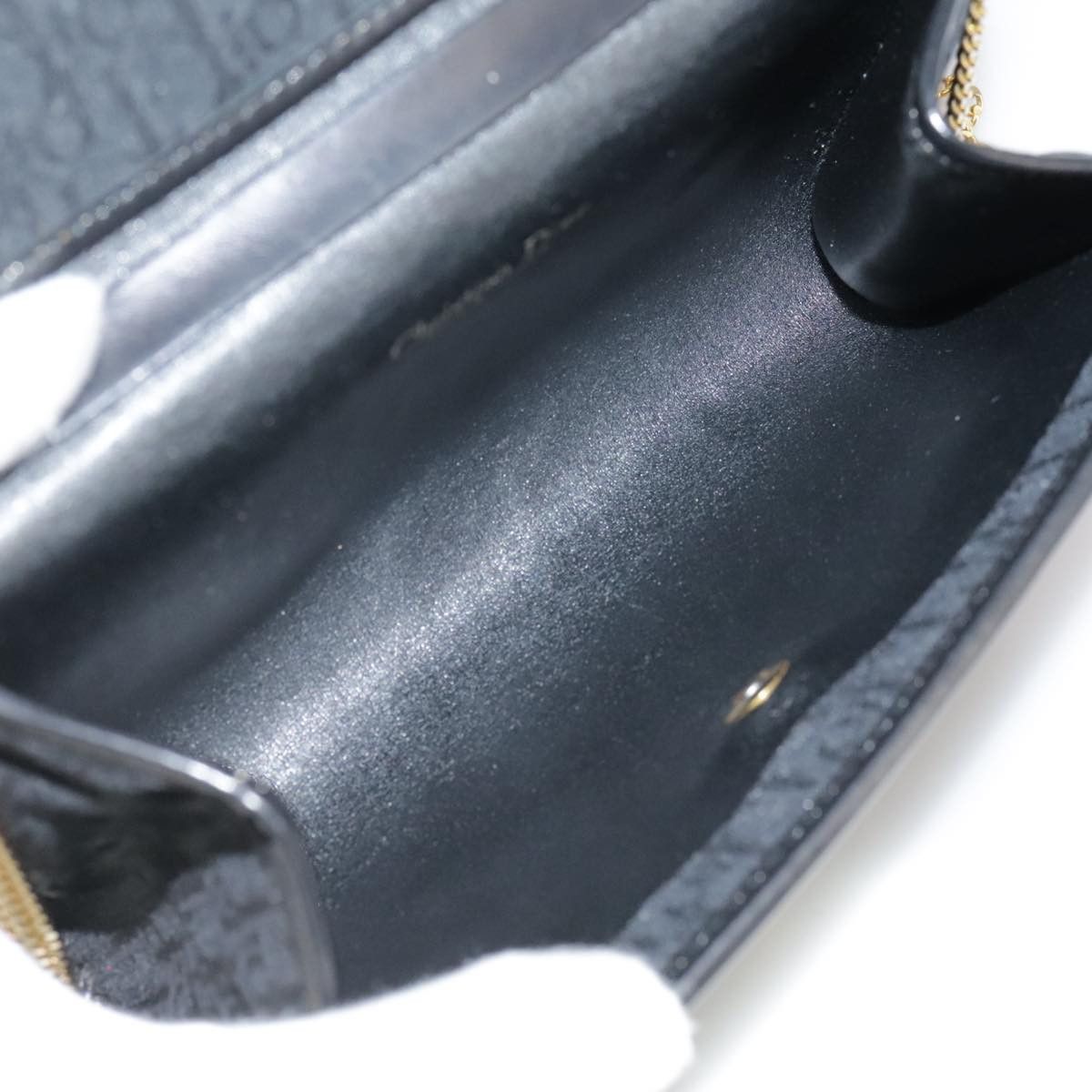 Dior Trotter Black Canvas Shoulder Bag (Pre-Owned) Size ONE SIZE - 11 Thumbnail