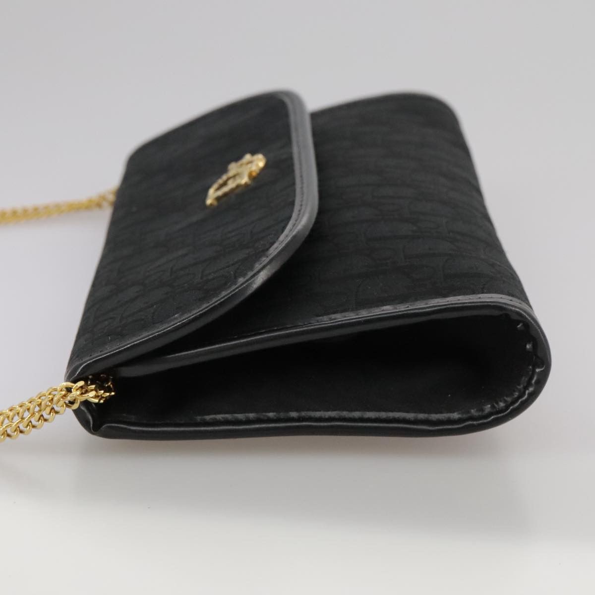Dior Trotter Black Canvas Shoulder Bag (Pre-Owned) Size ONE SIZE - 3 Thumbnail
