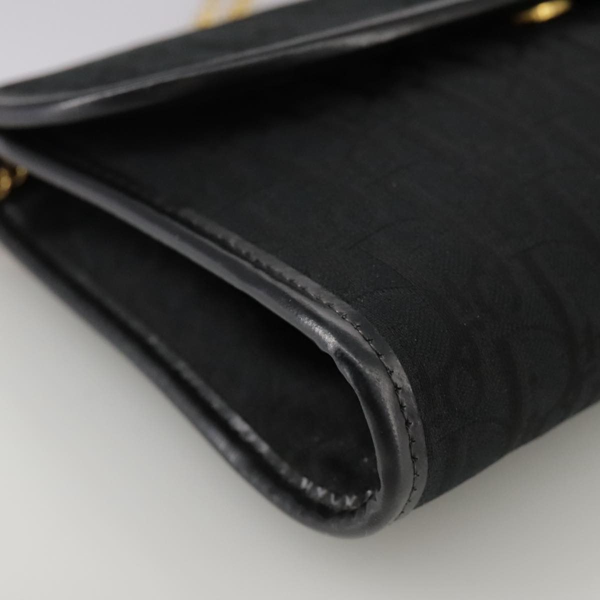 Dior Trotter Black Canvas Shoulder Bag (Pre-Owned) Size ONE SIZE - 7 Thumbnail