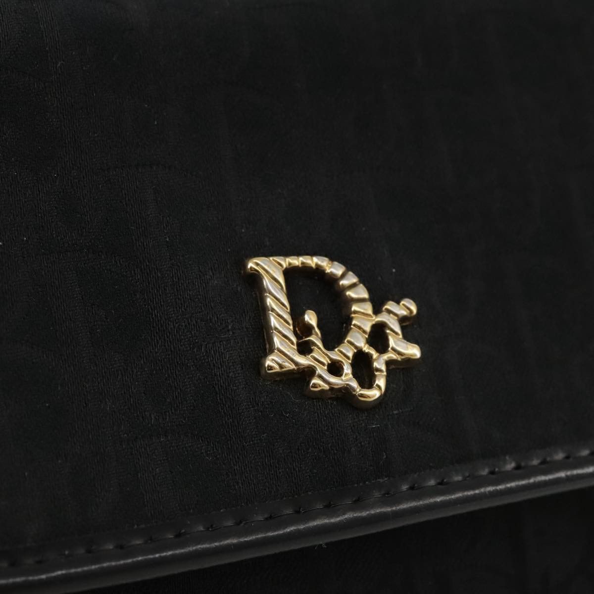 Dior Trotter Black Canvas Shoulder Bag (Pre-Owned) Size ONE SIZE - 17 Thumbnail